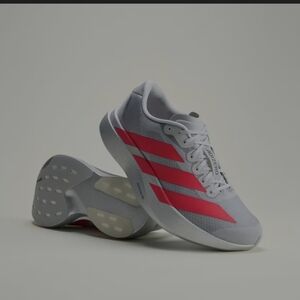 Adidas FIRE! NIB! Adizero Evo SL Exo Running Sneakers in Lucid Red. Sz 7.5 R2S!